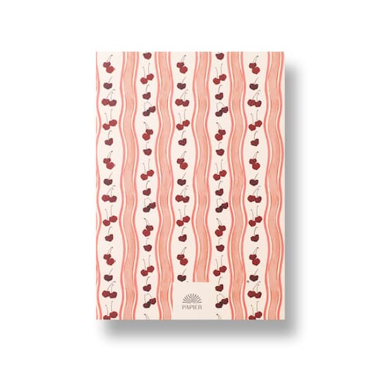 Papier 6" x 8.25" Cherry Wave Softcover Lined Notebook